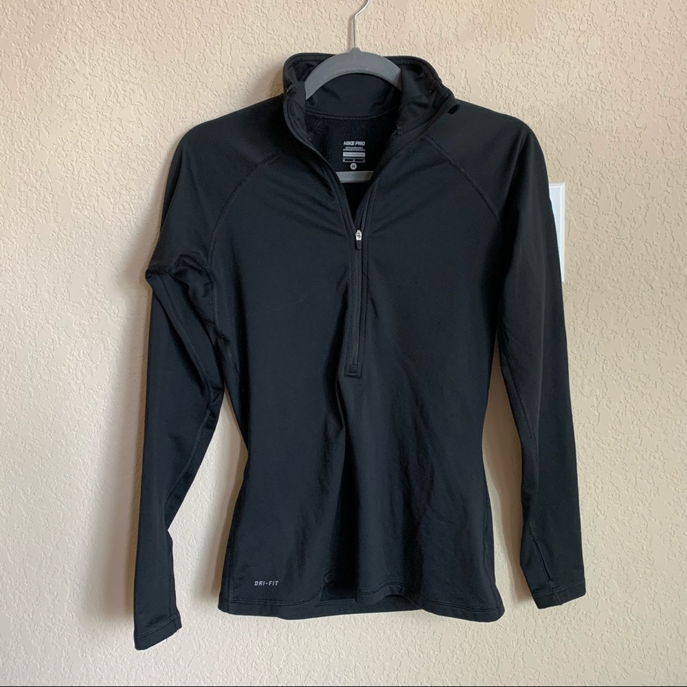 Women’s Nike Pro Running Top - Black, Medium